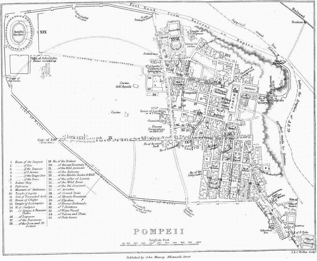 Pompeii 1868 Murray